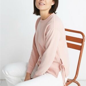 Marine Layer Nora Sweatshirt‎ in Rose Cloud Size XL
